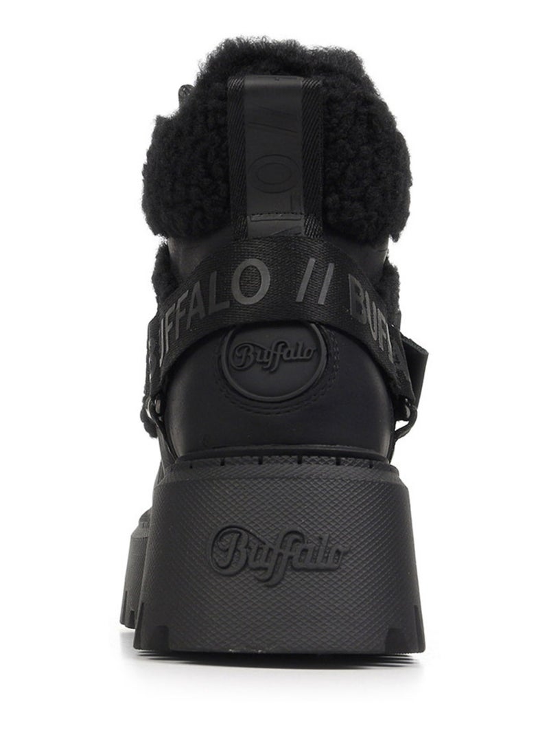 Boots Buffalo Aspen Com Mid Warm Noir - Kiabi