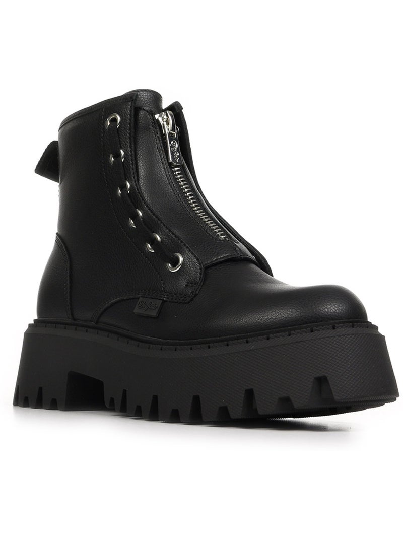 Boots Buffalo Aspen Front Zip Noir - Kiabi