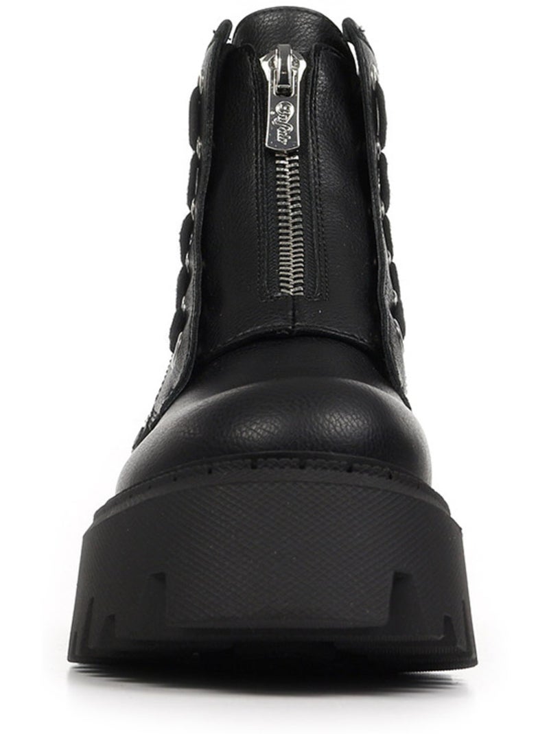 Boots Buffalo Aspen Front Zip Noir - Kiabi