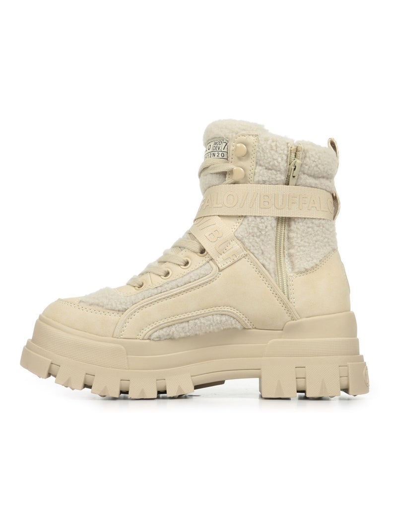 Boots Buffalo Aspha Com1 Warm Beige - Kiabi