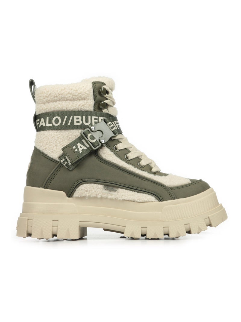 Boots Buffalo Aspha Com1 Warm Kaki - Kiabi