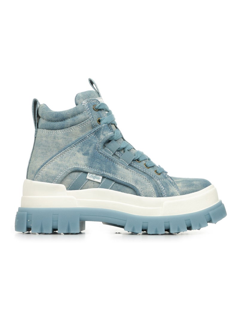 Boots Buffalo Aspha Nc Mid Bleu - Kiabi