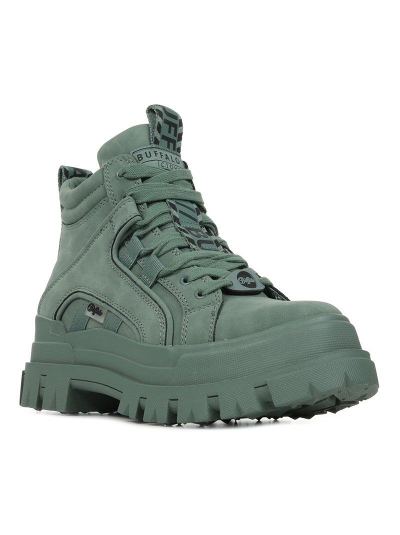 Boots Buffalo Aspha Nc Mid Laceup Bleu - Kiabi