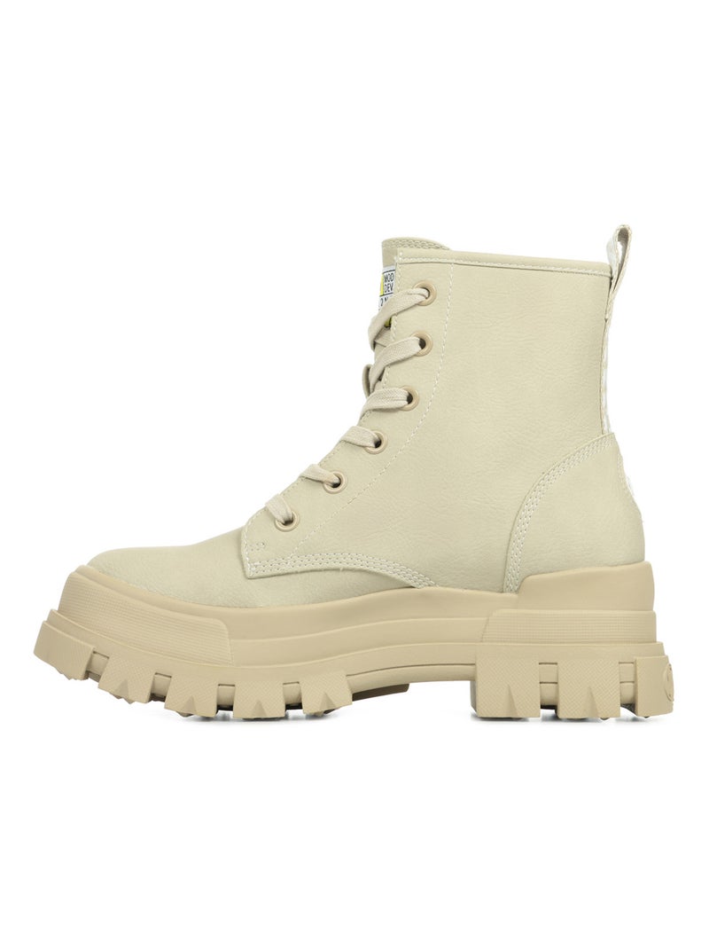 Boots Buffalo Aspha RLD Beige - Kiabi