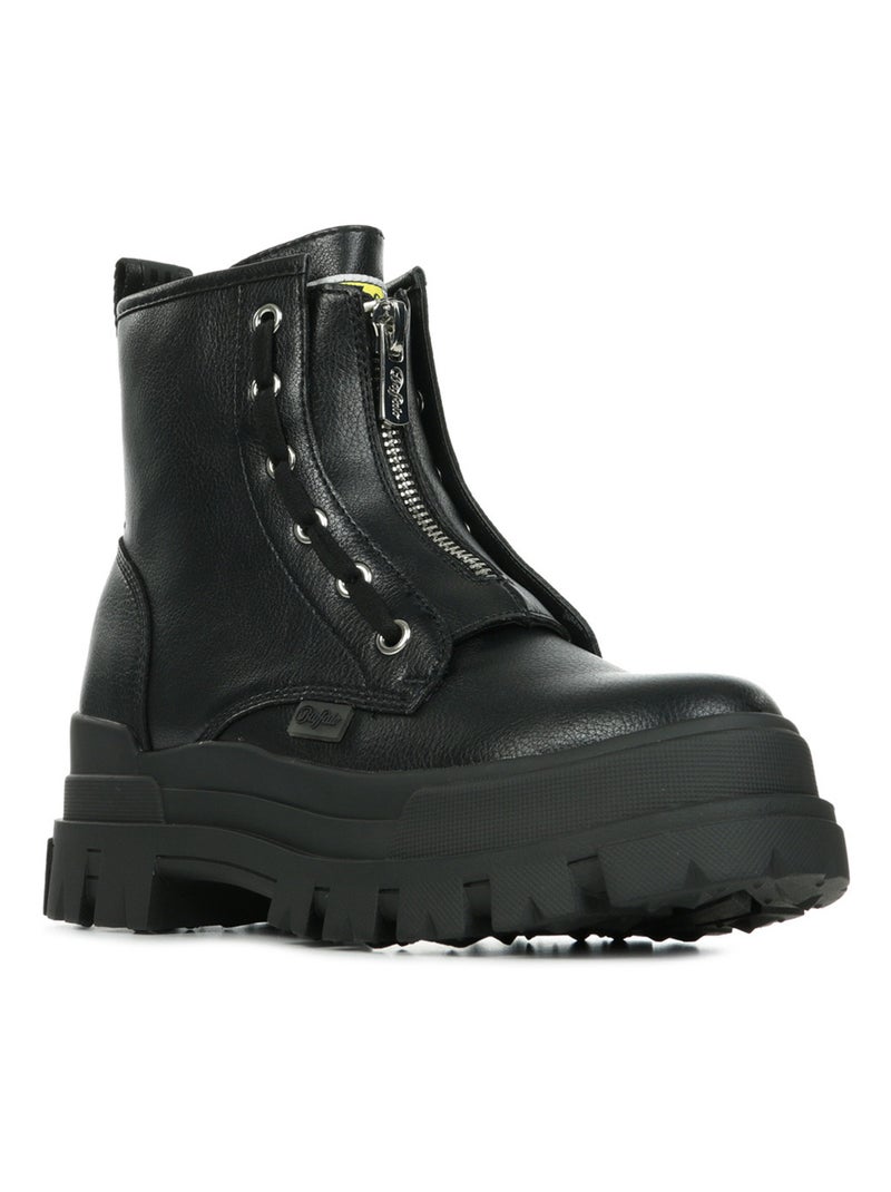 Boots Buffalo Aspha Zip Noir - Kiabi