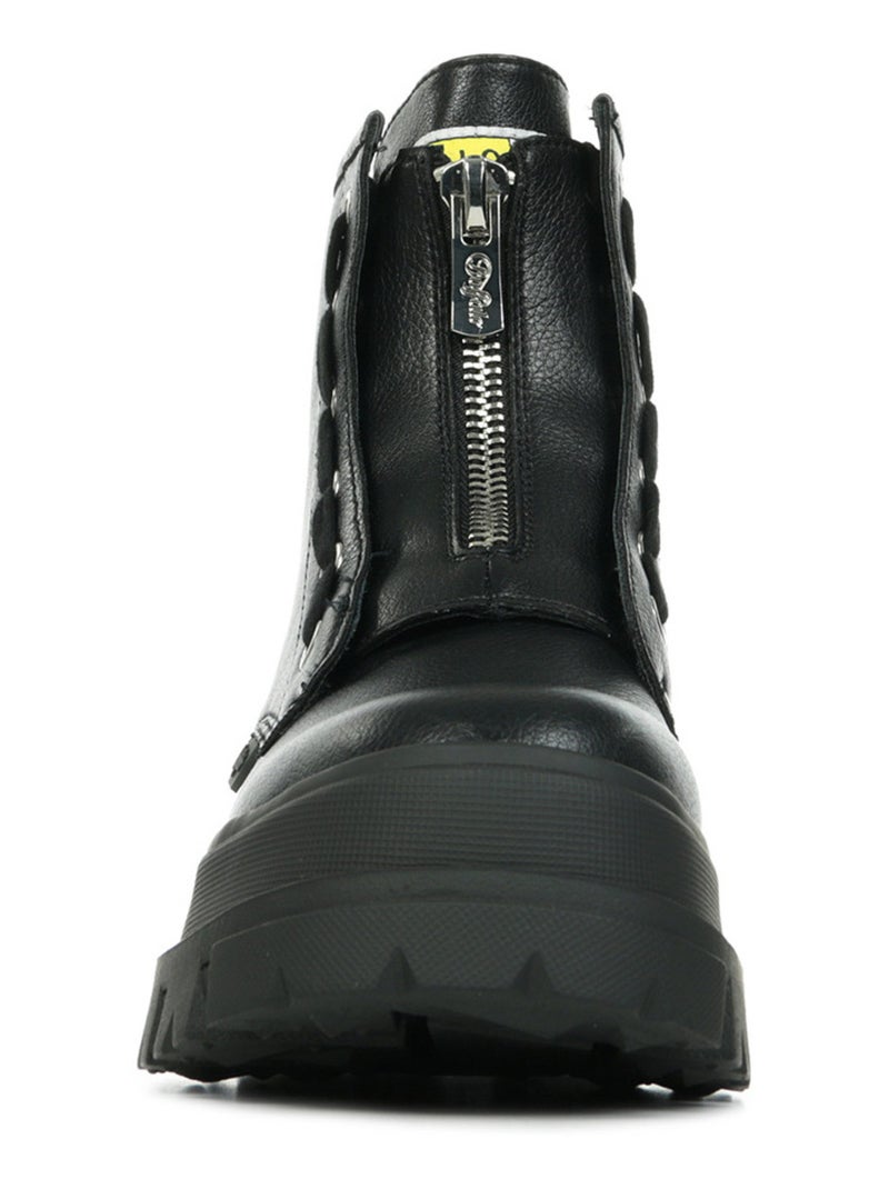 Boots Buffalo Aspha Zip Noir - Kiabi