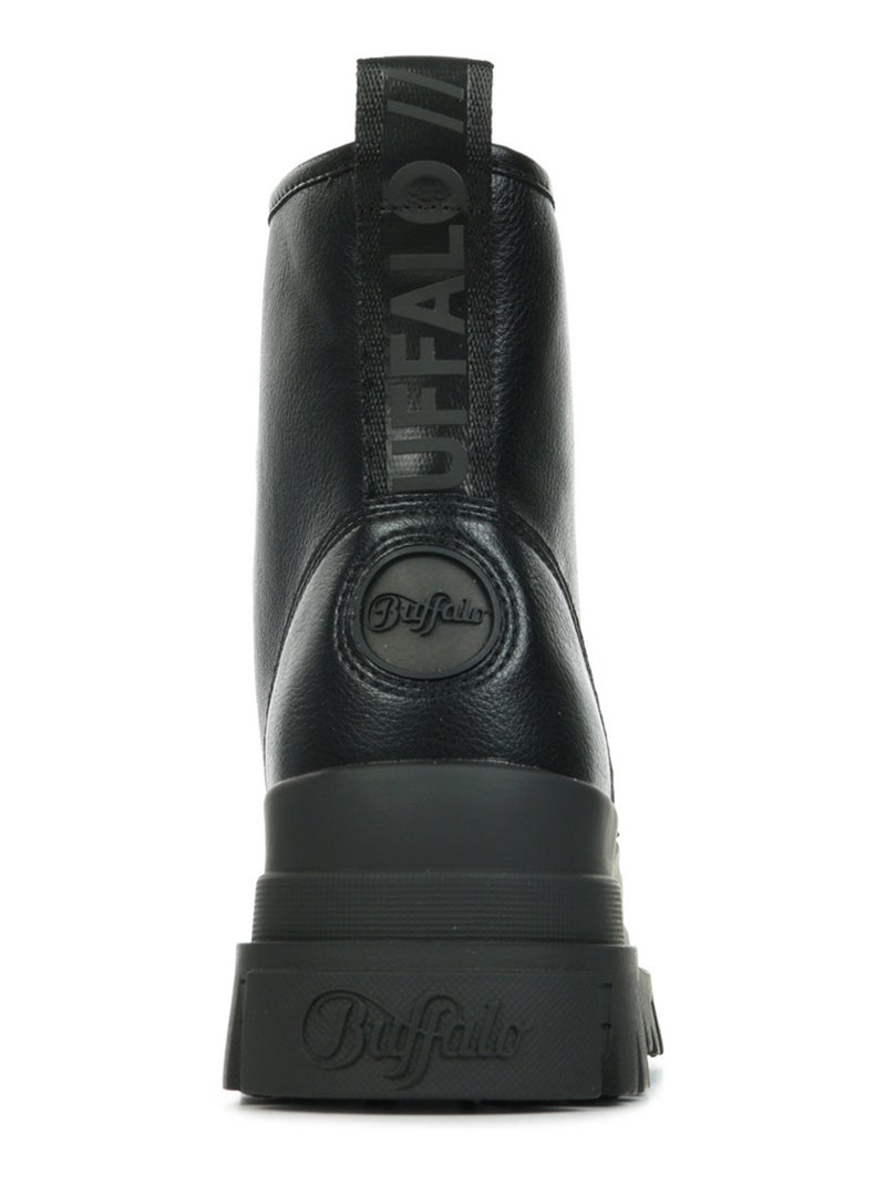 Boots Buffalo Aspha Zip Noir - Kiabi