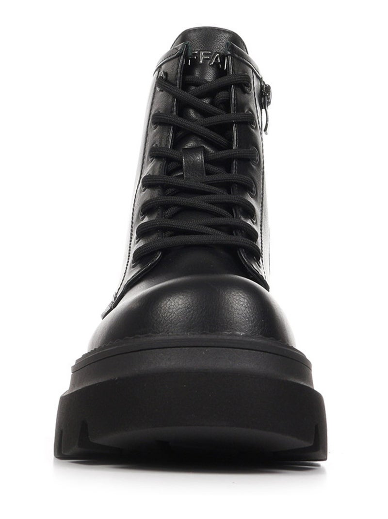 Boots Buffalo Mave Lace Up Noir - Kiabi