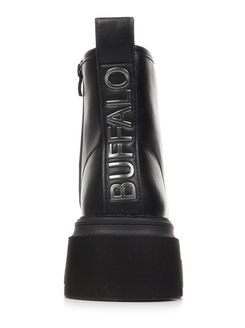 Boots Buffalo Mave Lace Up Noir - Kiabi