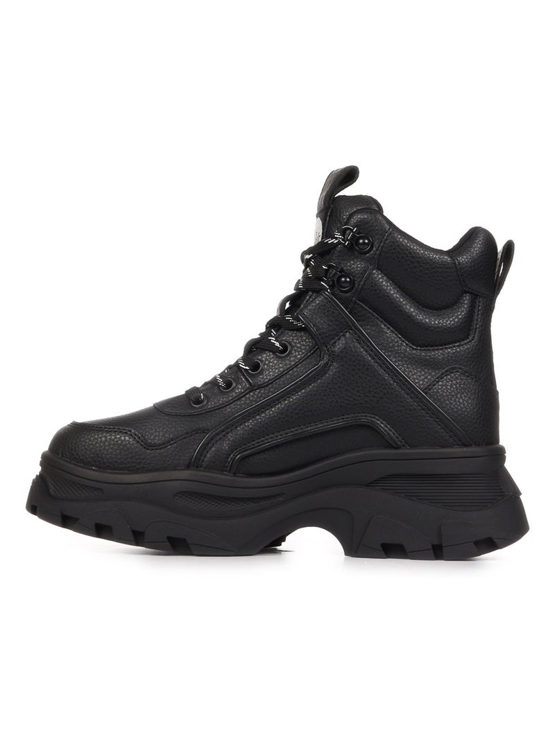 Boots Buffalo Venom MID Noir - Kiabi