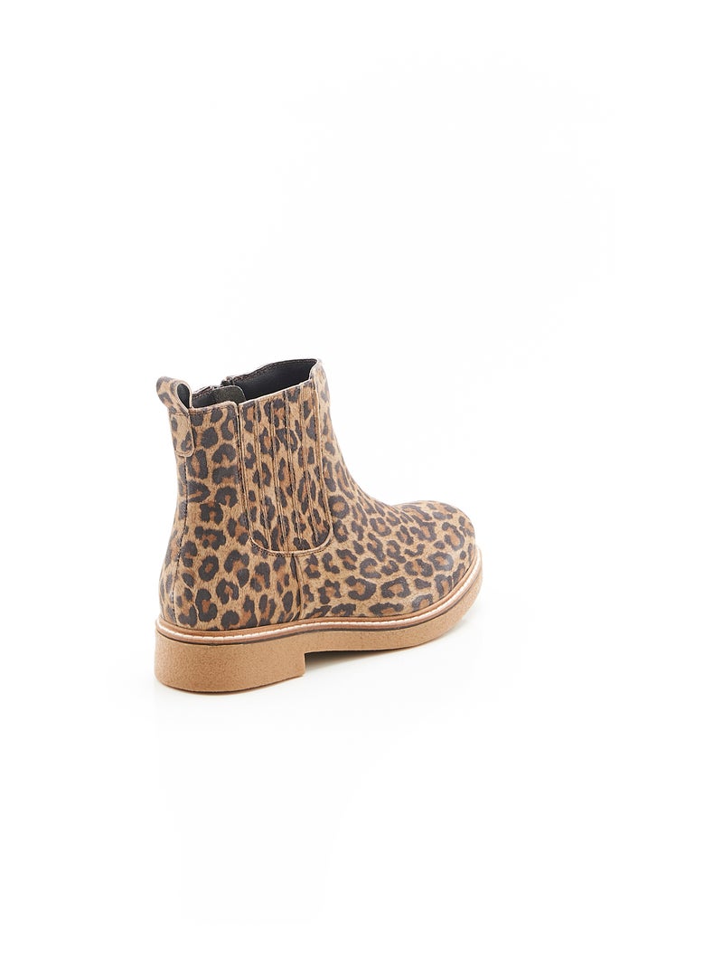 Boots chelsea Amortyl - Damart Marron - Kiabi