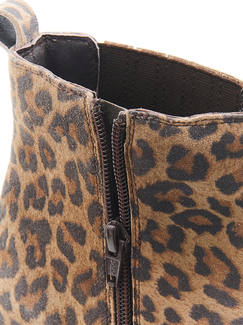 Boots chelsea Amortyl - Damart Marron - Kiabi