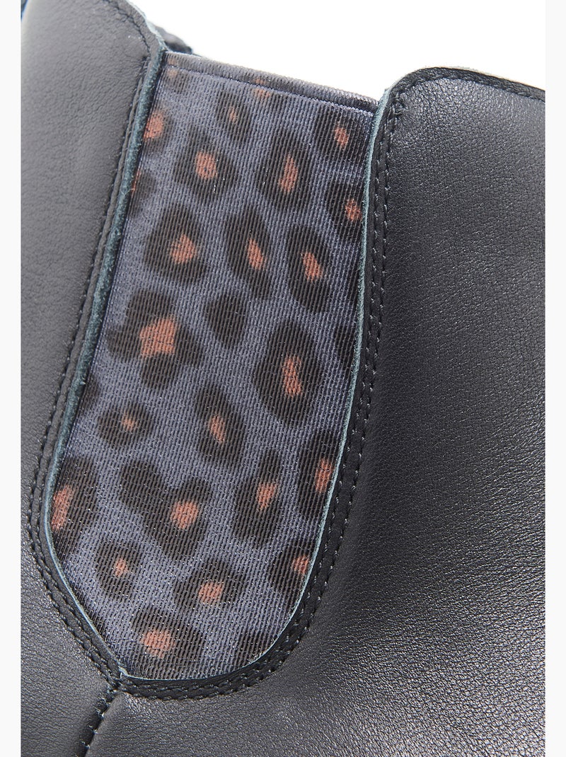 Boots chelsea Amortyl - Damart Noir - Kiabi