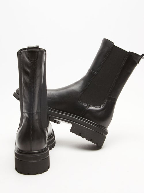 Boots Chelsea en cuir BATA - Kiabi