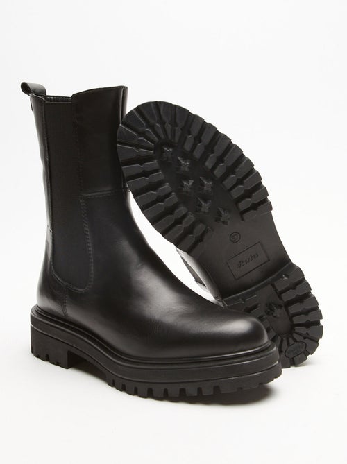 Boots Chelsea en cuir BATA - Kiabi