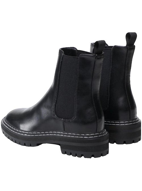 Boots Chelsea en cuir Only - Kiabi