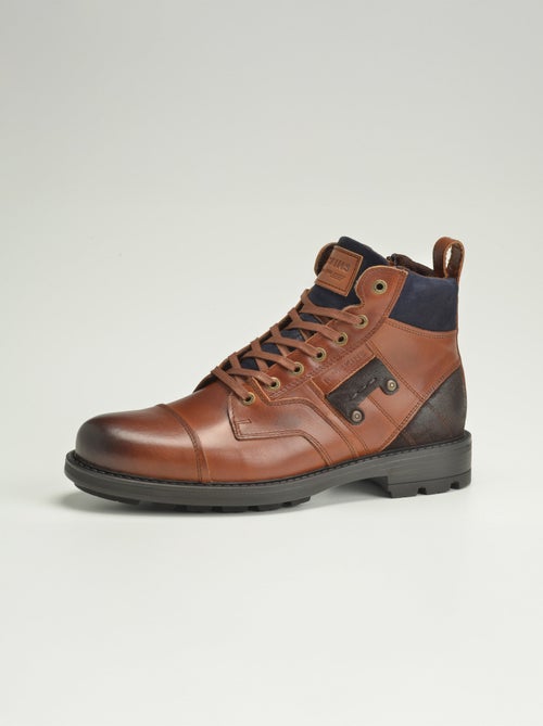 Boots Cognac Urgence Redskins - Kiabi