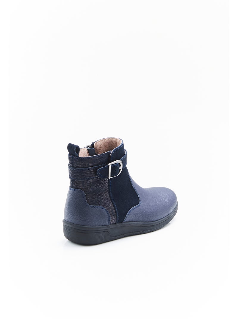 Boots compensées Amortyl - Damart Bleu marine - Kiabi