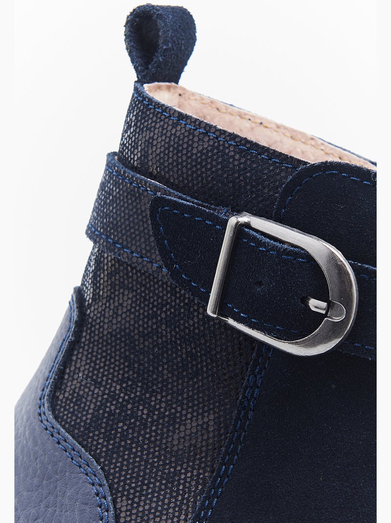 Boots compensées Amortyl - Damart Bleu marine - Kiabi