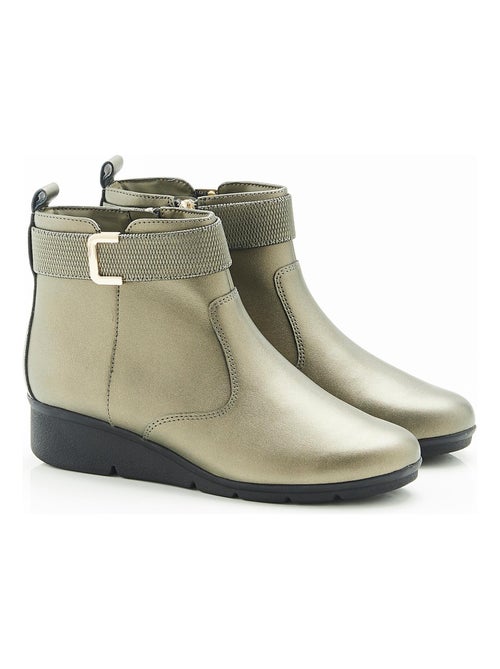 Boots compensés à boucle Amortyl - Damart - Kiabi