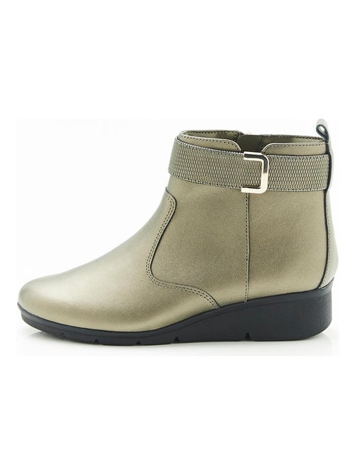 Boots compensés à boucle Amortyl - Damart - Kiabi