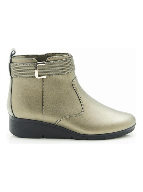 Boots compensés à boucle Amortyl - Damart - Kiabi