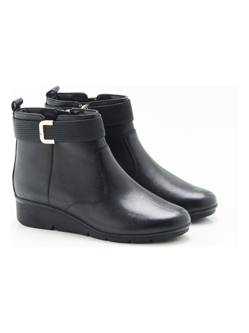 Boots compensés à boucle Amortyl - Damart - Kiabi