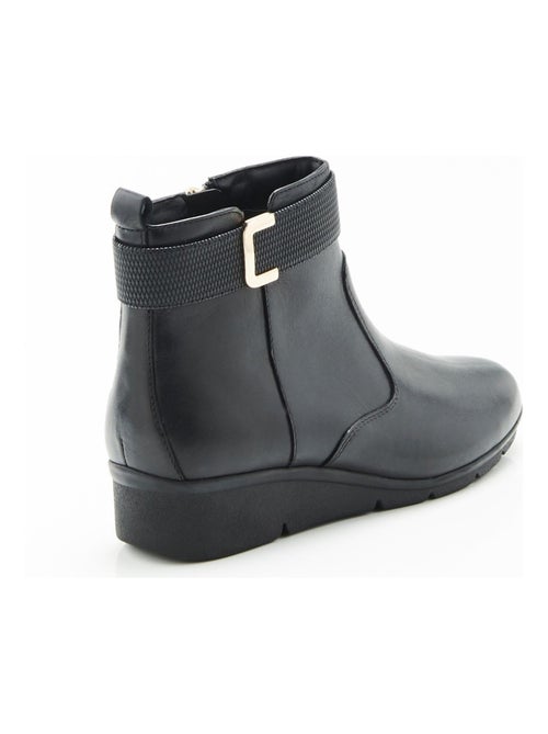 Boots compensés à boucle Amortyl - Damart - Kiabi