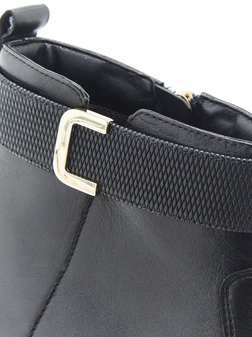 Boots compensés à boucle Amortyl - Damart - Kiabi