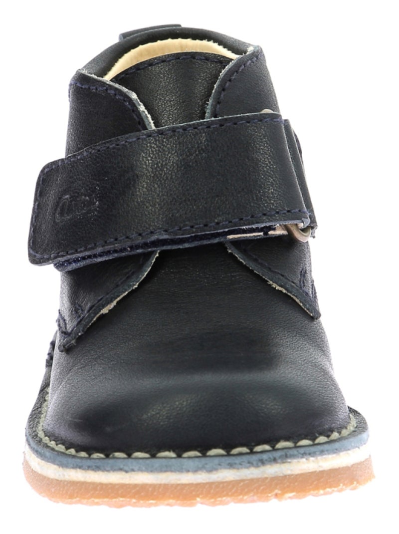 Boots Cuir Abocratch Aster Bleu marine - Kiabi