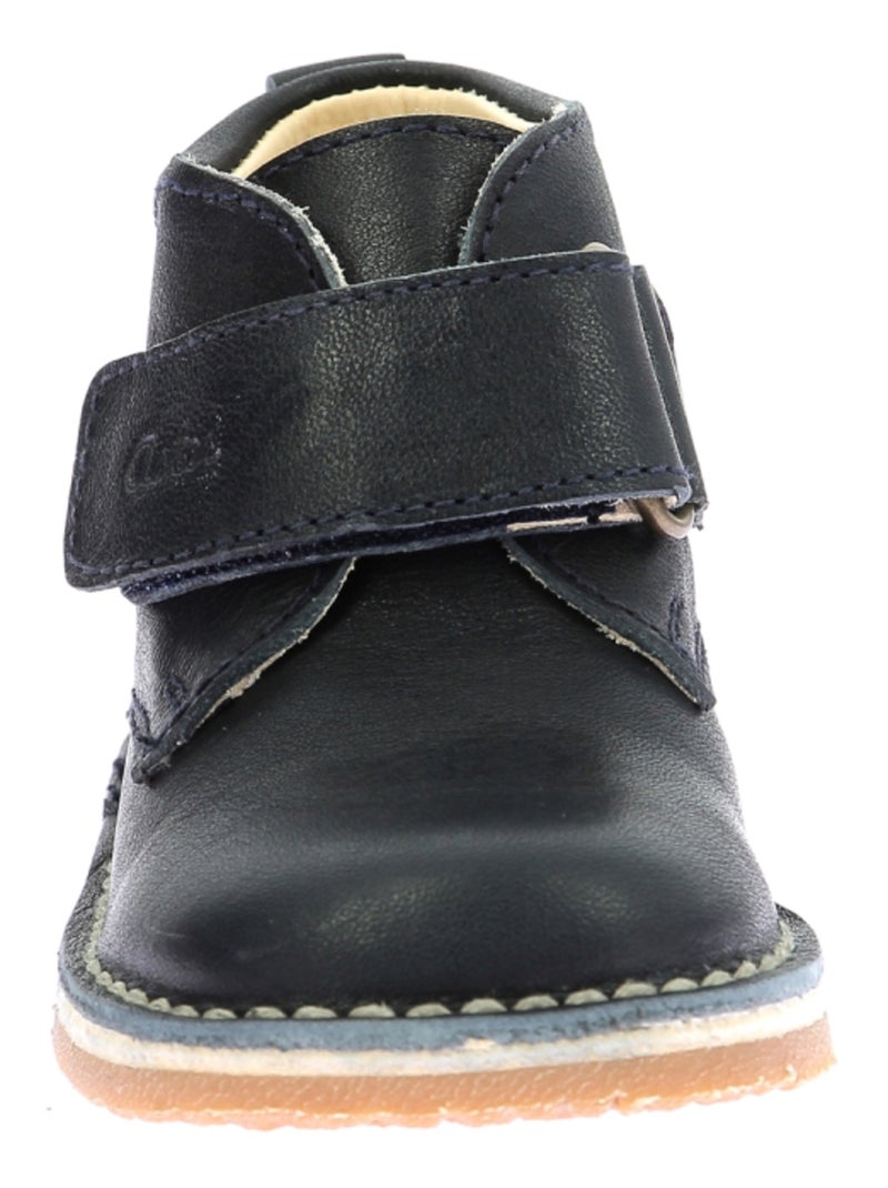 Boots Cuir Abocratch Aster Bleu marine - Kiabi