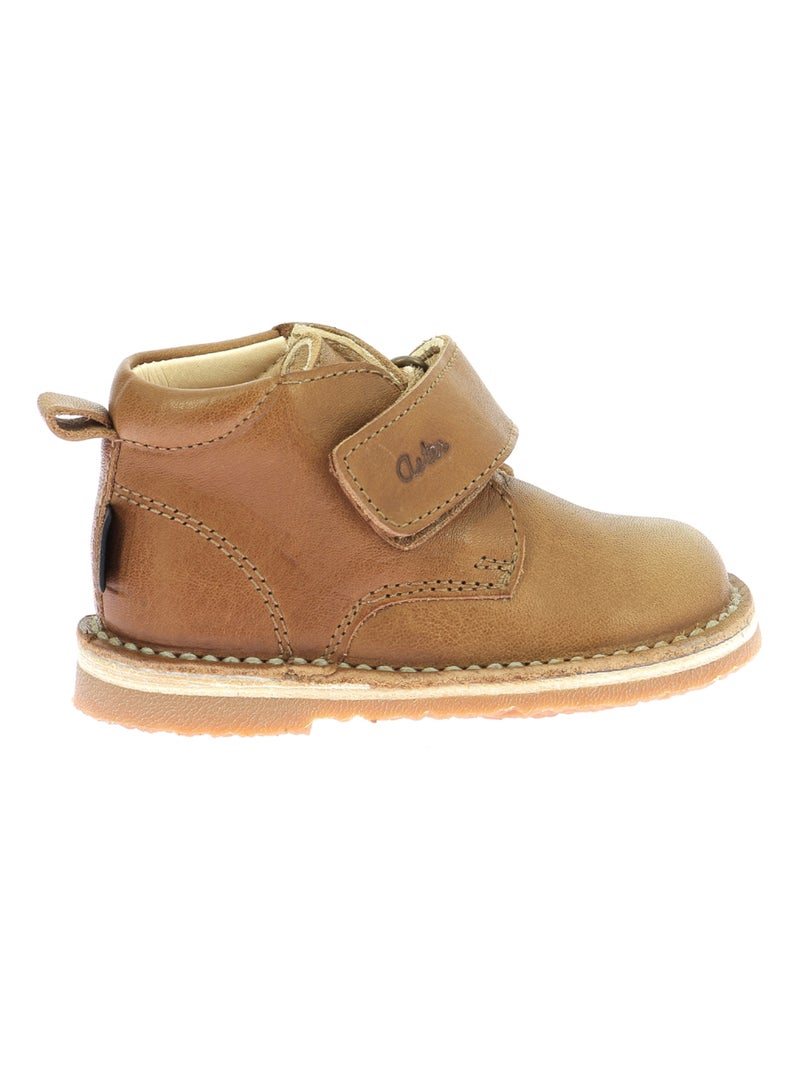 Boots Cuir Abocratch Aster Camel - Kiabi