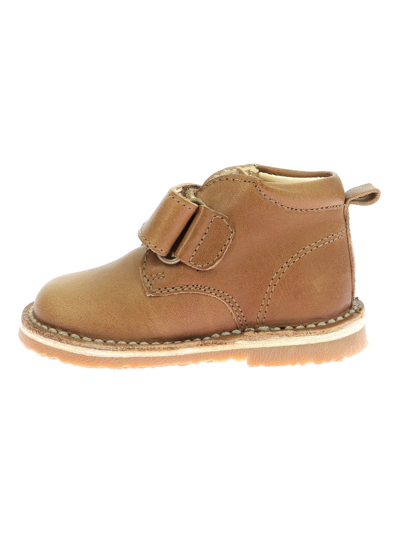 Boots Cuir Abocratch Aster Camel - Kiabi