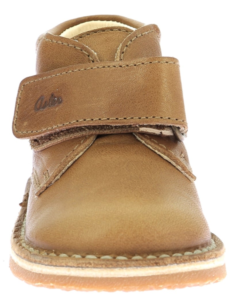 Boots Cuir Abocratch Aster Camel - Kiabi