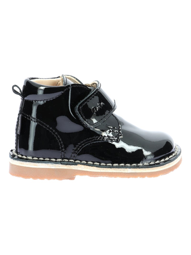 Boots Cuir Abocratch Aster Noir - Kiabi