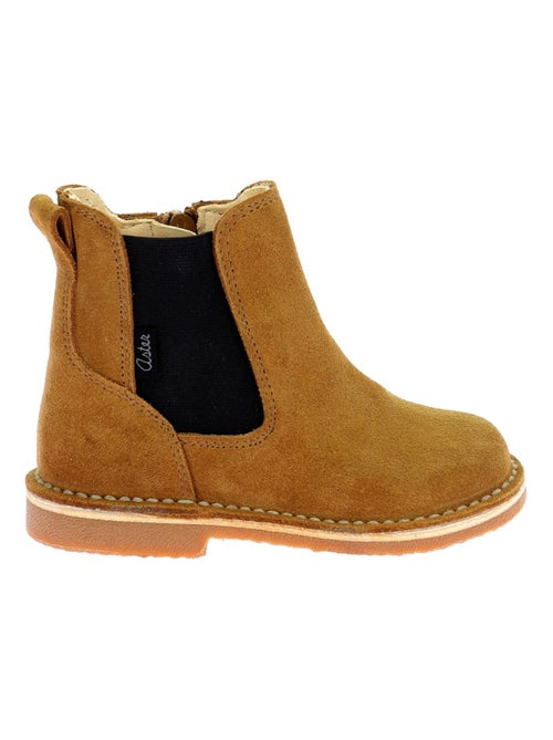 Boots Cuir Abostic Aster - Kiabi