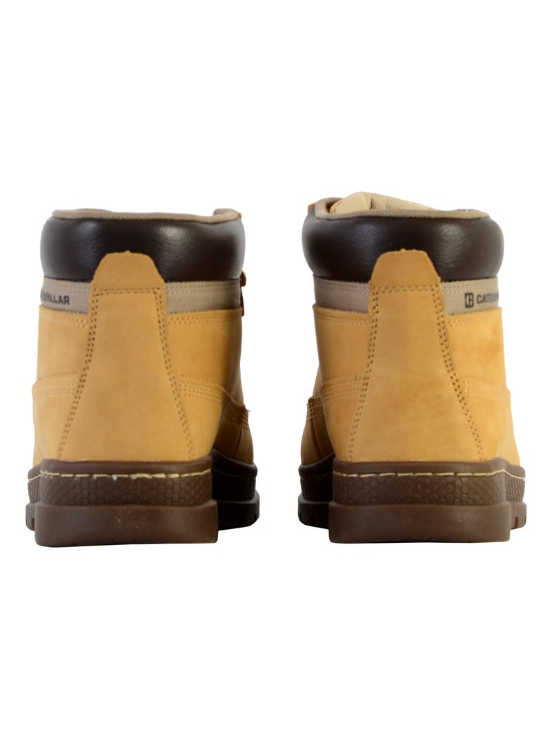 Boots Cuir Caterpillar Cite Marron - Kiabi