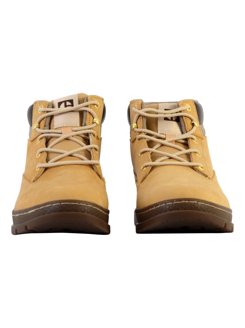 Boots Cuir Caterpillar Cite Marron - Kiabi