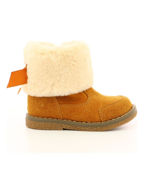 Boots Cuir Stelie Mod 8 - Kiabi