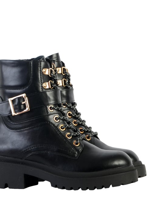 Boots Cuir The Divine Factory - Kiabi