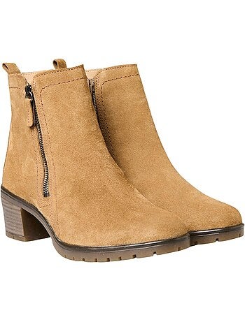 Boots cuir velours - PEDICONFORT