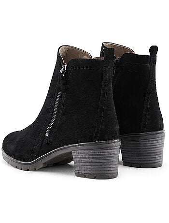 Boots cuir velours - PEDICONFORT