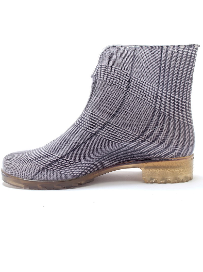Boots de pluie imperméables - PEDICONFORT Noir Blanc - Kiabi