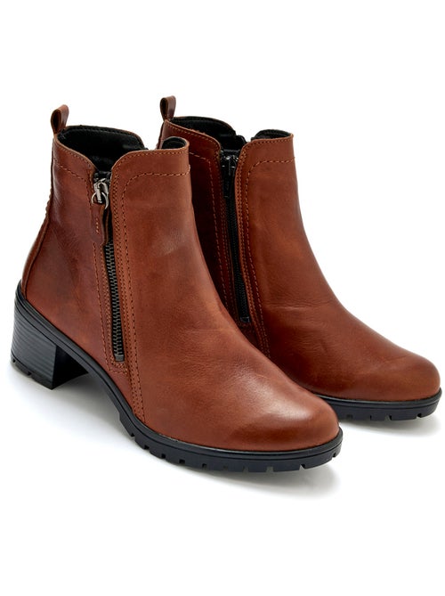 Boots dessus cuir - PEDICONFORT - Kiabi