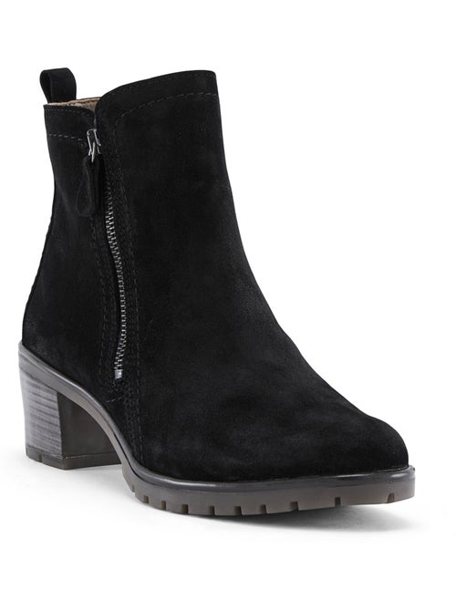 Boots dessus cuir velours - PEDICONFORT - Kiabi