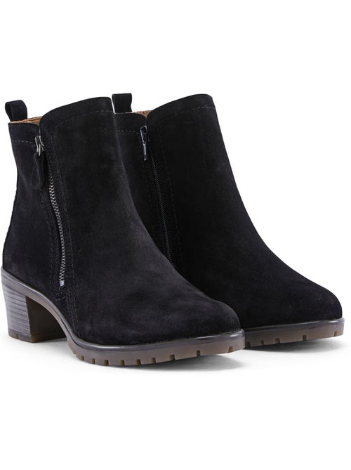 Boots dessus cuir velours - PEDICONFORT - Kiabi
