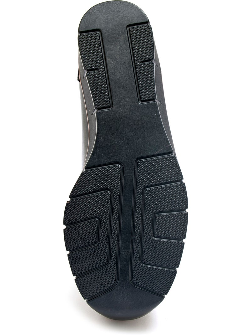 Boots double zip compensées - PEDICONFORT Noir Noir - Kiabi