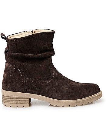 Boots effet plissé molletonnées - PEDICONFORT