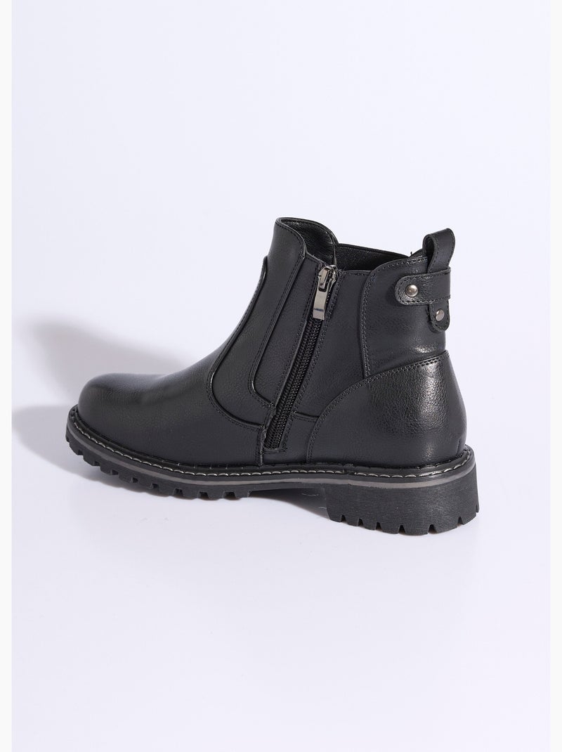 Boots élastiquées, esprit camarguaises - AFIBEL Noir - Kiabi