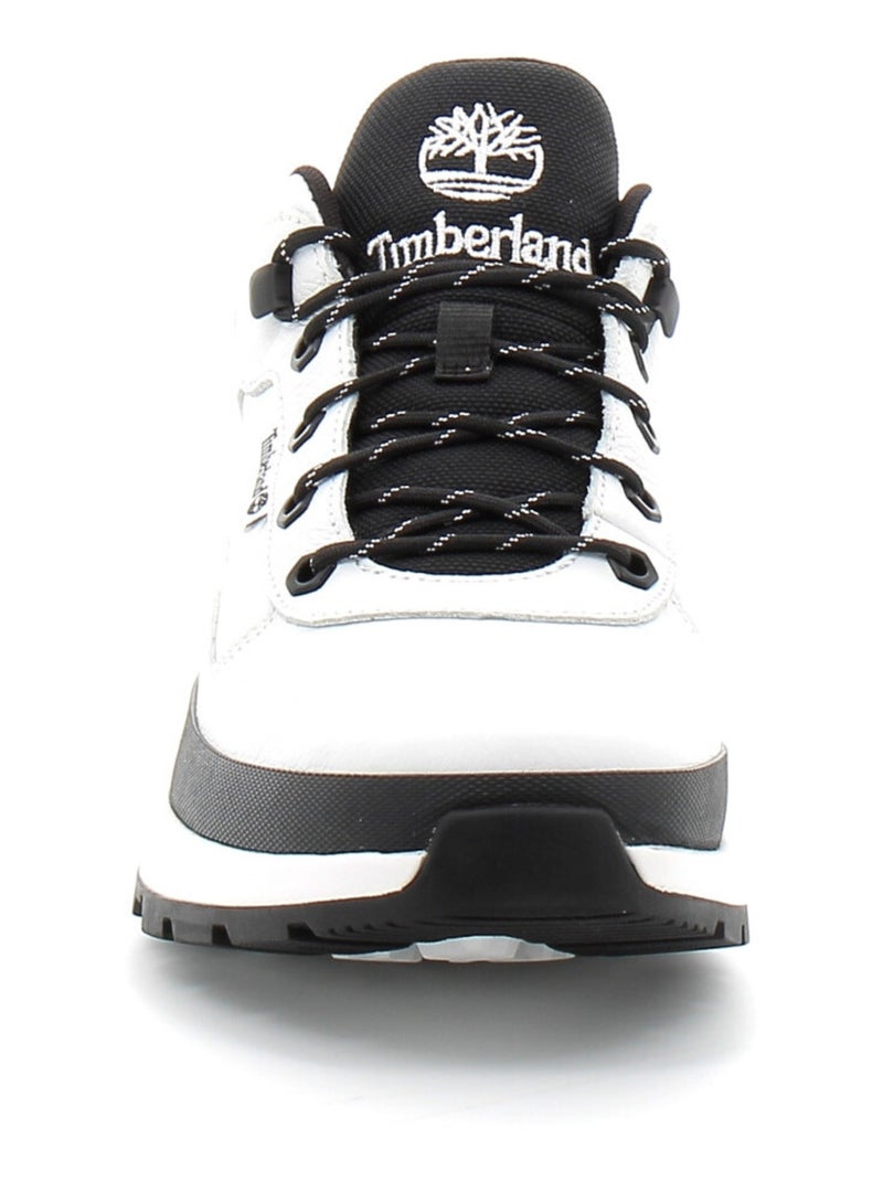 Boots en Cuir et Suede Timberland Blanc - Kiabi